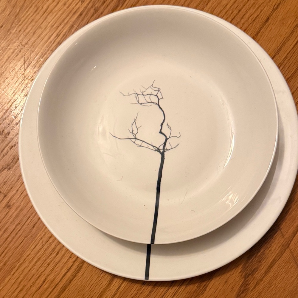 Dibbern Black Forest soup bowl and dinner plate